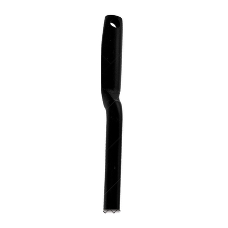 Asta esterna STV per cremonese, tonda, con puntali schiacciati, diametro 9 mm, lunghezza 2400 mm, finitura Nero