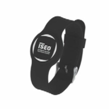 Braccialetto Desfire EV2 8K 5E435101 Iseo per controllo accessi, materiale Gomma finitura Nero