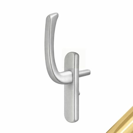 Maniglione singolo Short 311HS Reguitti per alzante scorrevole, cieco, Ottone finitura Lucido Verniciato