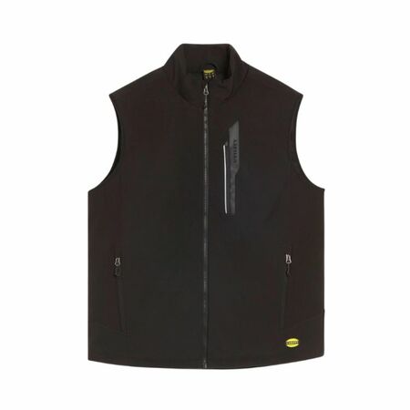 Gilet Vest Freedom Diadora 702.182050 imbottitura leggera, in softshell antivento e idrorepellente, taglia L, colore Nero