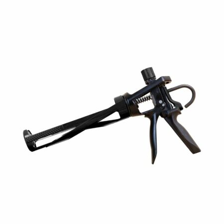 Pistola HV Gun per cartuccia silicone fino a 310 ml, estrusione variabile, Metallo finitura Nero