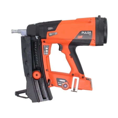 Chiodatrice a gas SPIT Pulsa 65 ITW per fissaggio, con 500 chiodi HC6 57 mm, potenza 107 J