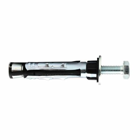 Ancorante a espansione Trider B Elematic per calcestruzzo e muratura, con vite TE M8, dimensioni 12x58 mm, finitura Zincato