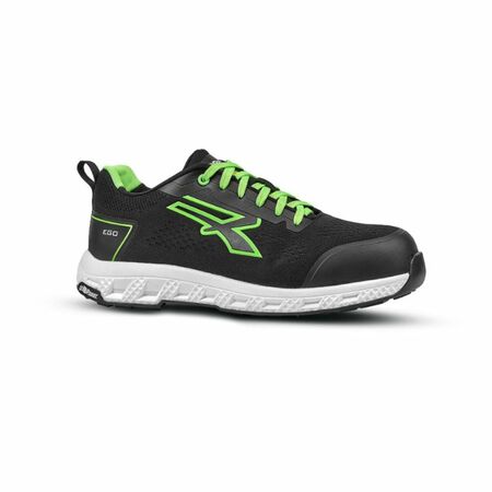 Scarpa antinfortunistica U Power Aton bassa metal free, linea Red Ego, classe protezione S1PS HI HRO FO SR, tomaia traspirante U-KNIT elasticizzato, numero 43