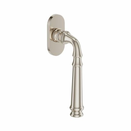 Maniglia per finestra DK serie Silvia Le Fabric Contemporary, in Ottone, finitura Nichelato