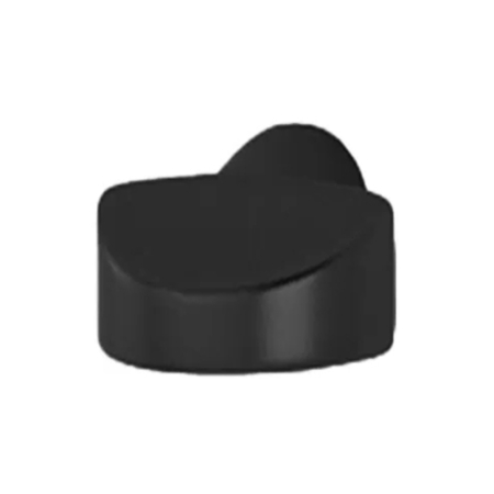Nottolino OL92 Hoppe per limitatore di apertura, parte femmina, Alluminio finitura Nero Opaco F9714M