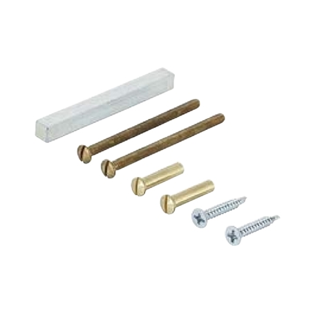 Set fissaggio Hoppe per maniglia a coppia con Ergo20 su portafinestra scorrevole, sporgenza quadro 70-74 mm, finitura Zincato