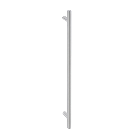 Maniglione diritto Arrone AR9217 Hoppe per porta, supporti tondi, dimensioni 19x600 mm, interasse 500 mm, Acciaio finitura Inox Satinato