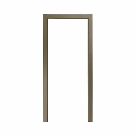 Kit telaio Door Xe per vano di passaggio, aste da 2170/1000x108 mm, completo di coprifilo, Multistrato finitura Laccato Grigio Tortora
