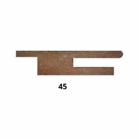 Kit allargamento Door-Xe per porta interna, maschio-femmina, dimensione 45 mm, lunghezza 2170 mm, Mdf Idrofugo finitura Laccato Grigio Tortora