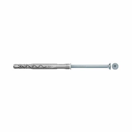 Tassello prolungato SXRL Fischer per calcestruzzo cellulare, diametro 10 mm, lunghezza 230 mm, impronta Tx 40, Nylon finitura Grigio