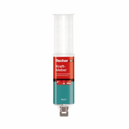 Collante bicomponente NTJH PowerMix Fischer per riparazioni difficili, contenuto 29 gr, finitura Trasparente