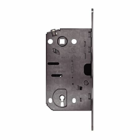Serratura magnetica incasso Spinoff Premium Koblenz, ammortizzata, foro Patent, dimensioni 18x196 mm, entrata 50 mm
