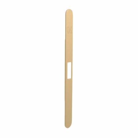 Cover magnetica per serratura Spinoff Koblenz, dimensioni 18x196 mm, finitura Oro Satinato