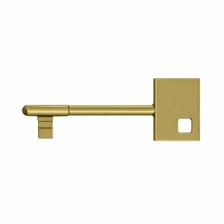 Chiave Patent Koblenz per serratura magnetica Spinoff, finitura Oro Satinato