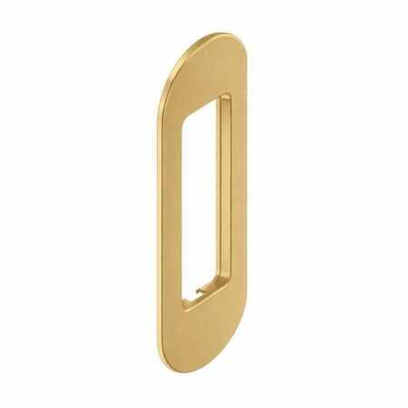 Cover per contropiastra magnetica per serratura Spinoff Koblenz, per telaio legno, finitura Oro Satinato