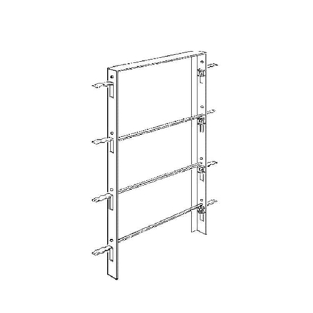 Controtelaio super RIDOTTO per porta blindata Tablet Dierre, dimensioni 800x2000 mm