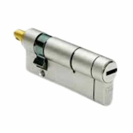 Cilindro Agb serie Genio CPCW26.25.35 per pomolo Tedee, profilo europeo, lunghezza 70 mm 30-40, Ottone finitura Nichelato