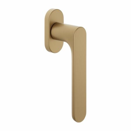 Maniglia martellina Dk Spot Dnd SO22V per serramento, lunghezza quadro 7x40 mm, Zama finitura Oro Satinato