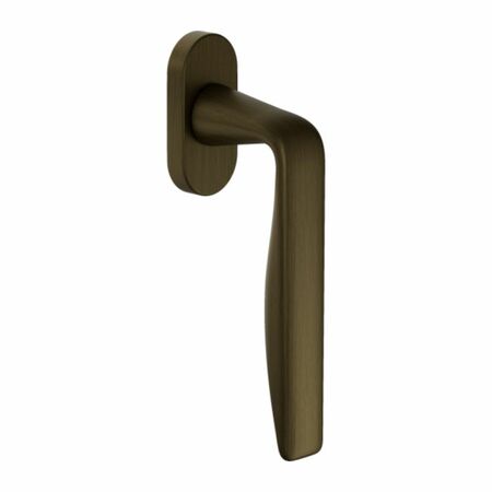 Maniglia martellina Dk Viva Dnd VV22V per serramento, lunghezza quadro 7x40 mm, Ottone finitura Bronzo Satinato Opaco