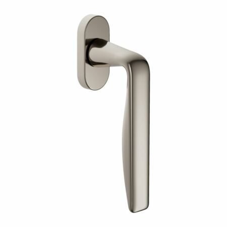 Maniglia martellina Dk Viva Dnd VV22V per serramento, lunghezza quadro 7x40 mm, Ottone finitura PVD Nickel Lucido