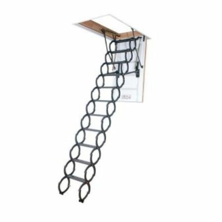 Scala retrattile a forbice OST Fakro per vano sottotetto, dimensione 700x1000 mm, materiale Metallo Verniciato