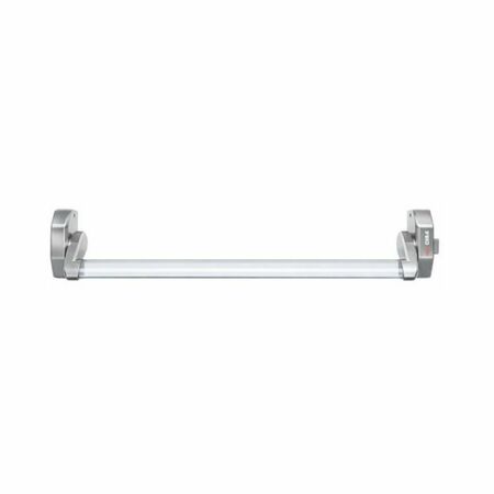 Maniglione antipanico Alpha Push 5M011 Cisa per porta antipanico, da applicare, 3 punti di chiusura, finitura Acciaio Supremo S1