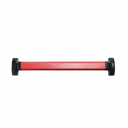 Maniglione antipanico Alpha Touch 5M816 Cisa per porte antipanico, da applicare, lunghezza 840 mm, 2 punti di chiusura, finitura Nero/Rosso Ral 3000