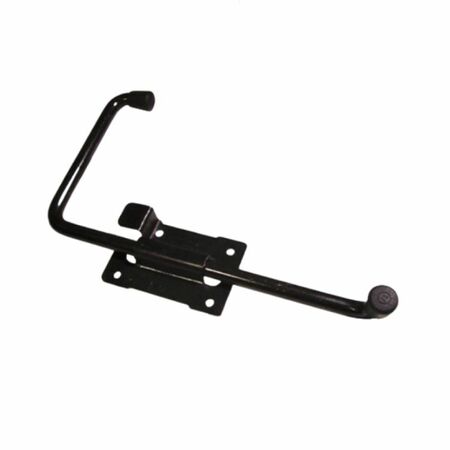 Fermascuro alla piemontese 632 OM4 per scuro esterno, tipo lungo, sinistro, diametro 12 mm, braccio 250x140 mm, corsa 120 mm, Acciaio finitura Verniciato Nero