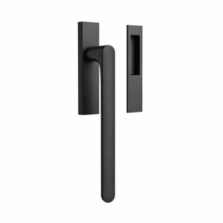 Maniglione One Mood Colombo Design CC113 Q per alzante scorrevole, con conchiglia 32x151 mm, Ottone finitura Nero C03