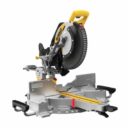 Troncatrice radiale 18V XR Flexvolt DCS782XW2-QW Dewalt, con sistema tracciatura XPS, diametro lama 305 mm, foro 30 mm, kit batteria 8 Ah
