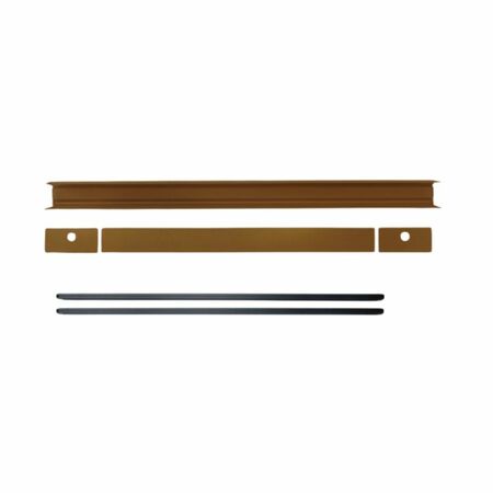 Kit predisposizione Antamatic Sir per motore serie 4, lunghezza 1150 mm, materiale Alluminio finitura Marrone Ruggine Verniciato