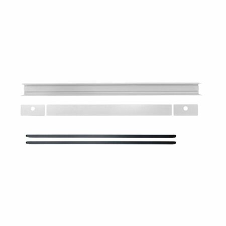 Kit predisposizione Antamatic Sir per motore serie 4, lunghezza 1550 mm, materiale Alluminio finitura Grigio Chiaro Verniciato