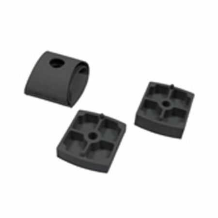 Kit tappi ammortizzatori Serie 4 Antamatic Sir per persiane, distanziatori da 5 e 10 mm, materiale Plastica finitura Nero