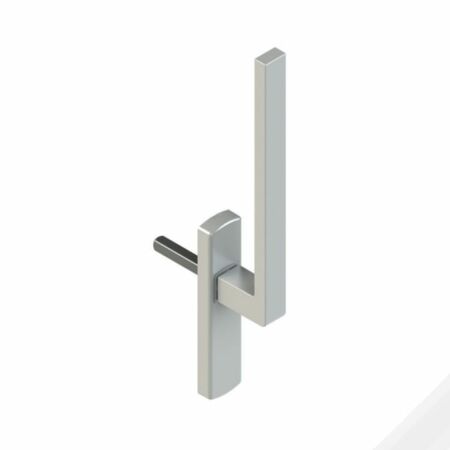 Maniglione Kora GS3000 Giesse per alzante scorrevole, comando forzato manuale, Alluminio e Zama finitura Bianco