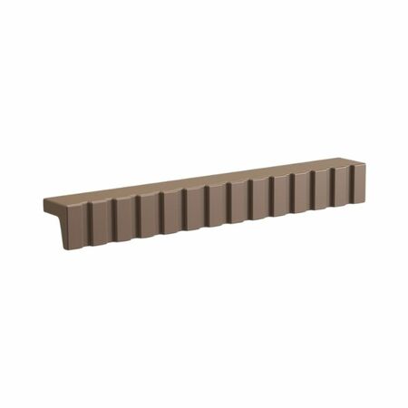 Maniglia 3380 Mital per mobile, interasse 160-192 mm, dimensione 212x25 mm, materiale Zama finitura Bronzo Laccato