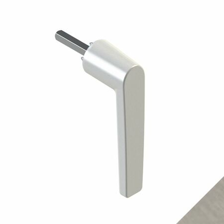 Manovra Aria 04156 Giesse per infisso, lunghezza quadro 7x45 mm, Alluminio e Zama finitura Trend BE Nickelsat