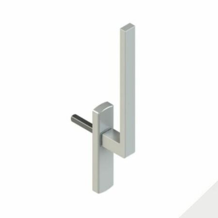 Maniglione Kora GS3000 Giesse per alzante scorrevole, comando forzato manuale, Alluminio e Zama finitura Bianco Puro