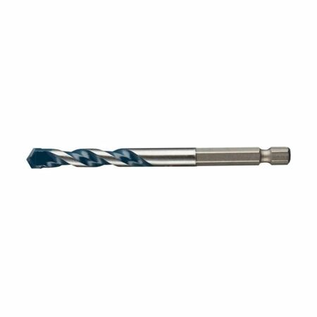 Punta multiuso Multik Krino con attacco esagonale per avvitatore, dimensioni 10x150 mm, finitura Blu e Argento