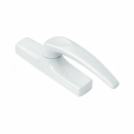 Cremonese Manon Savio 873.8 per anta ribalta, interasse 92-104 mm, dimensioni 34x129 mm, finitura Bianco Ghiaccio