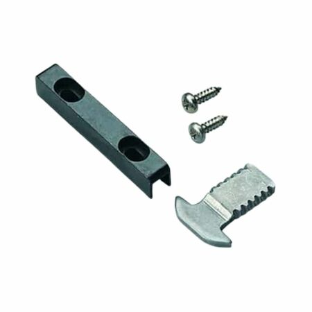 Kit di chiusura 2070.802 Savio per Modulodue, zanca 2 mm, Acciaio Inox e Zama finitura Nero