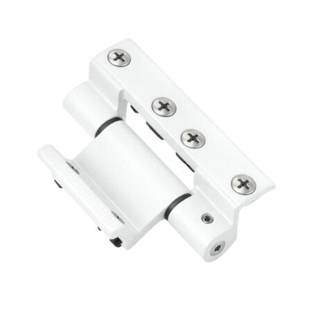 Cerniera a pettine Morsa+ 1122.201 Savio per aperture interne/esterne, altezza 92,5 mm, Alluminio finitura Bianco Ghiaccio