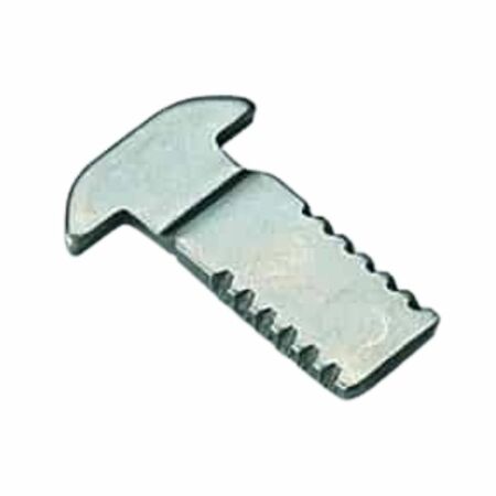 Nasello di chiusura 2070.845 Savio per incontro scorrevole, lunghezza 49,5 mm, zanca 10 mm, Acciaio Inox finitura Grezzo