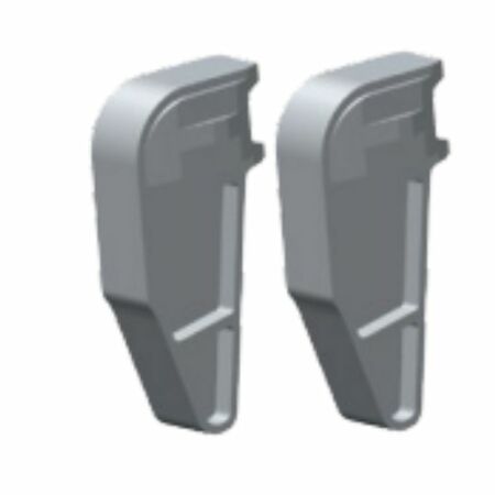 Set limitatore di apertura per braccio Freefold Kessebohmer, 90 gradi, Plastica finitura Grigio