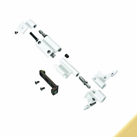 Kit Cerniere da agganciare 3040.709 Savio per Ribanta 4, profilo CU, ambidestre, finitura PVD H Oro Lucido