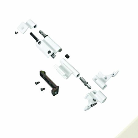 Kit Cerniere da agganciare 3040.709 Savio per Ribanta 4, profilo CU, ambidestre, finitura Avorio
