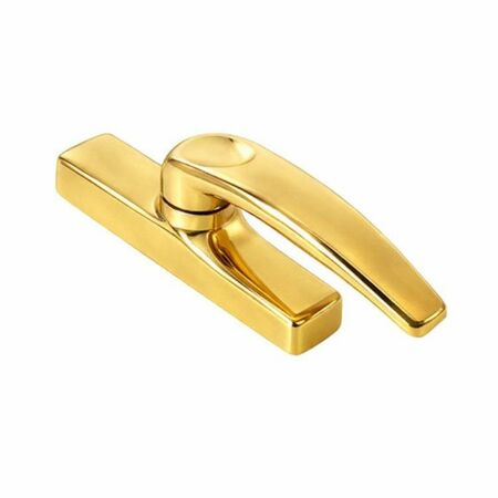Cremonese Manon Savio 870.1 per anta battente, interasse 84,5-98,2 mm, dimensioni 32x129 mm, Zama finitura Pvd H Oro Lucido