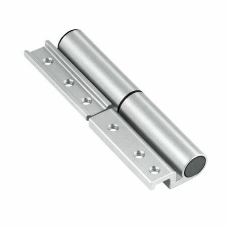 Cerniera chiudiporta a 2 ali Reklo 1195/28 Savio per serramento, centro di rotazione 26,5 mm, portata 120 Kg, finitura Argento Verniciato