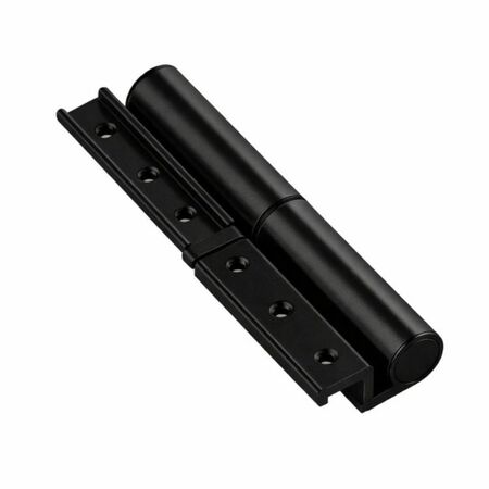 Cerniera chiudiporta a 2 ali Reklo 1195/28 Savio per serramento, centro di rotazione 26,5 mm, portata 120 Kg, finitura Nero Gloss 10