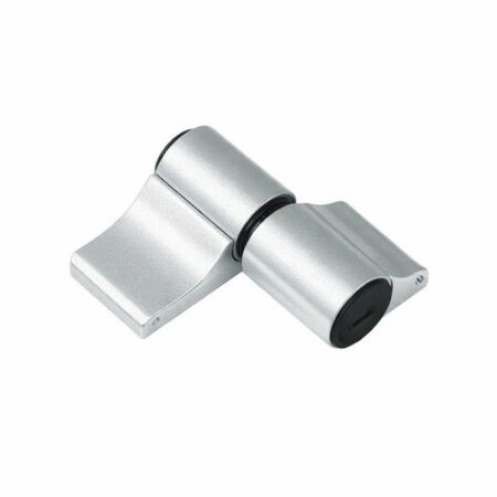 Cerniera registrabile a 2 ali Mechanica Savio 1146.1/62.5, interasse 62,5 mm, portata 160-180 Kg, finitura Argento Verniciato